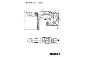 KHEV 11-52 BL Перфоратор комбинированный Metabo