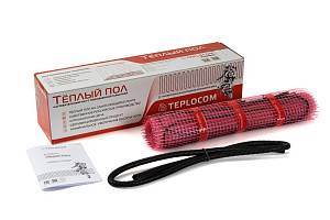 Маты нагревательные двухжильные TEPLOCOM ProМНД-10,0-1600 Вт. Нагревательный мат для теплого пола